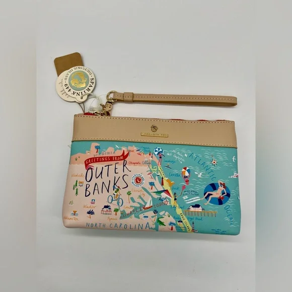 NWT- Spartina 449 Outer Banks North Carolina Wristlet - Picture 2 of 7